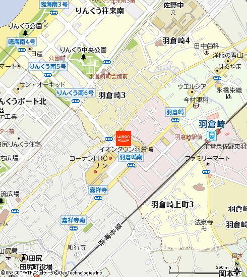 マックスバリュ羽倉崎店付近の地図